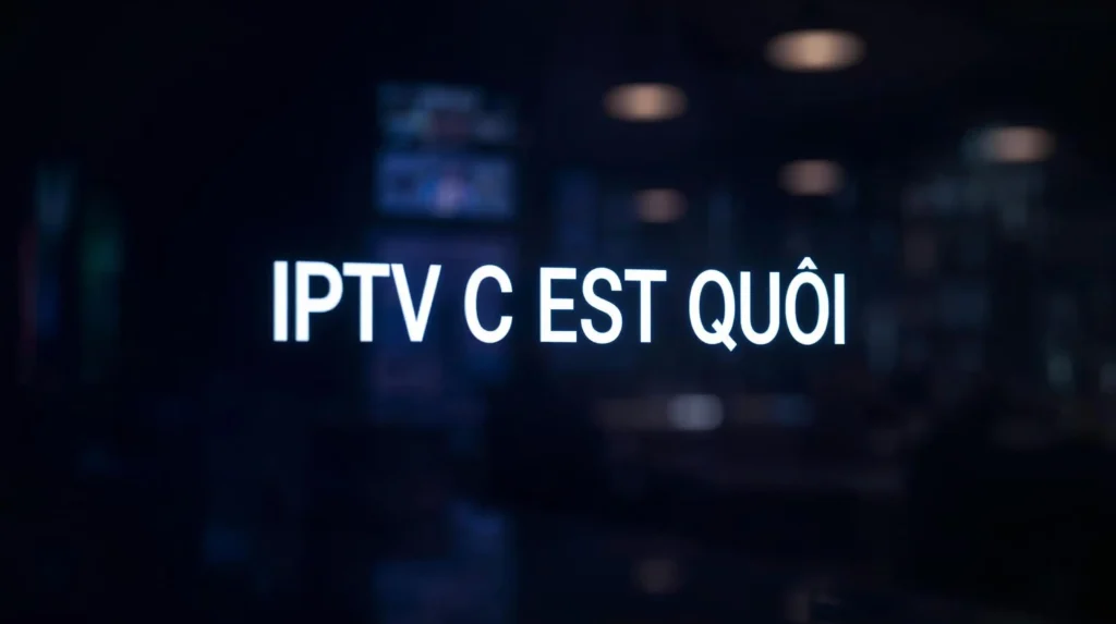IPTV c est quoi sur une Smart TV