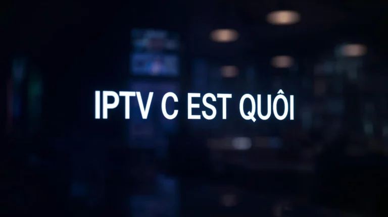 IPTV c est quoi sur une Smart TV